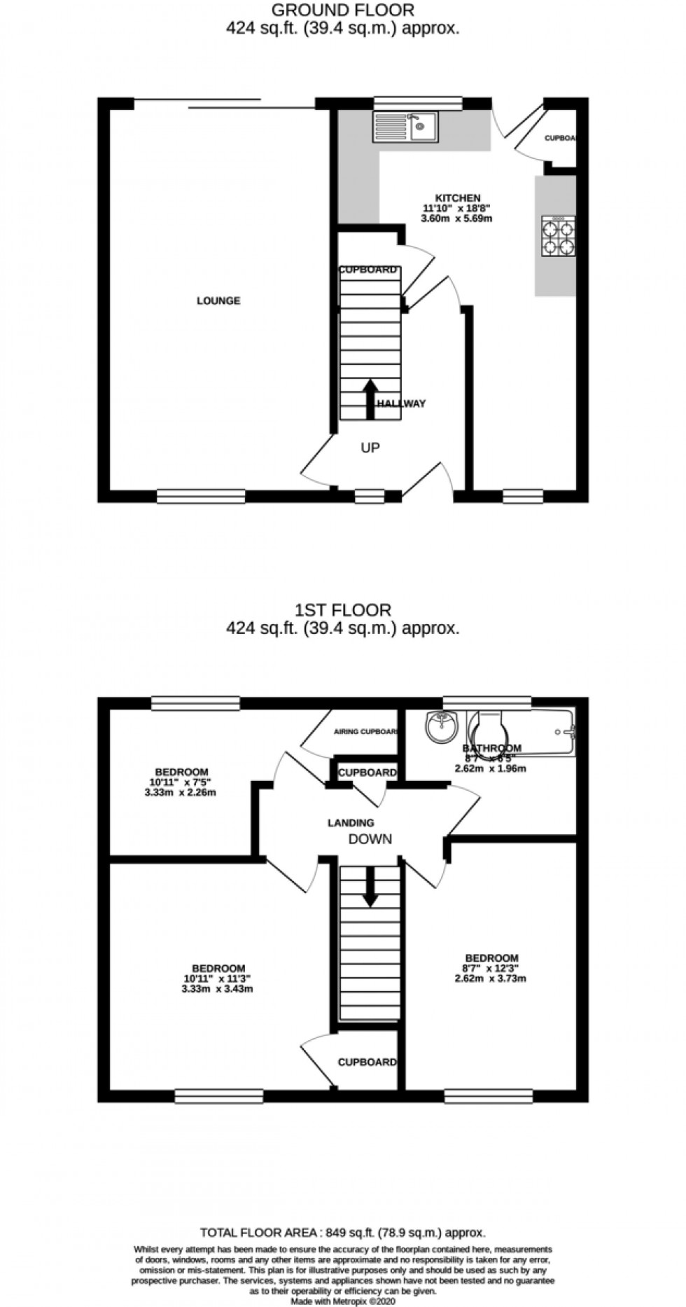 Floorplan for Mingay Road, Thetford