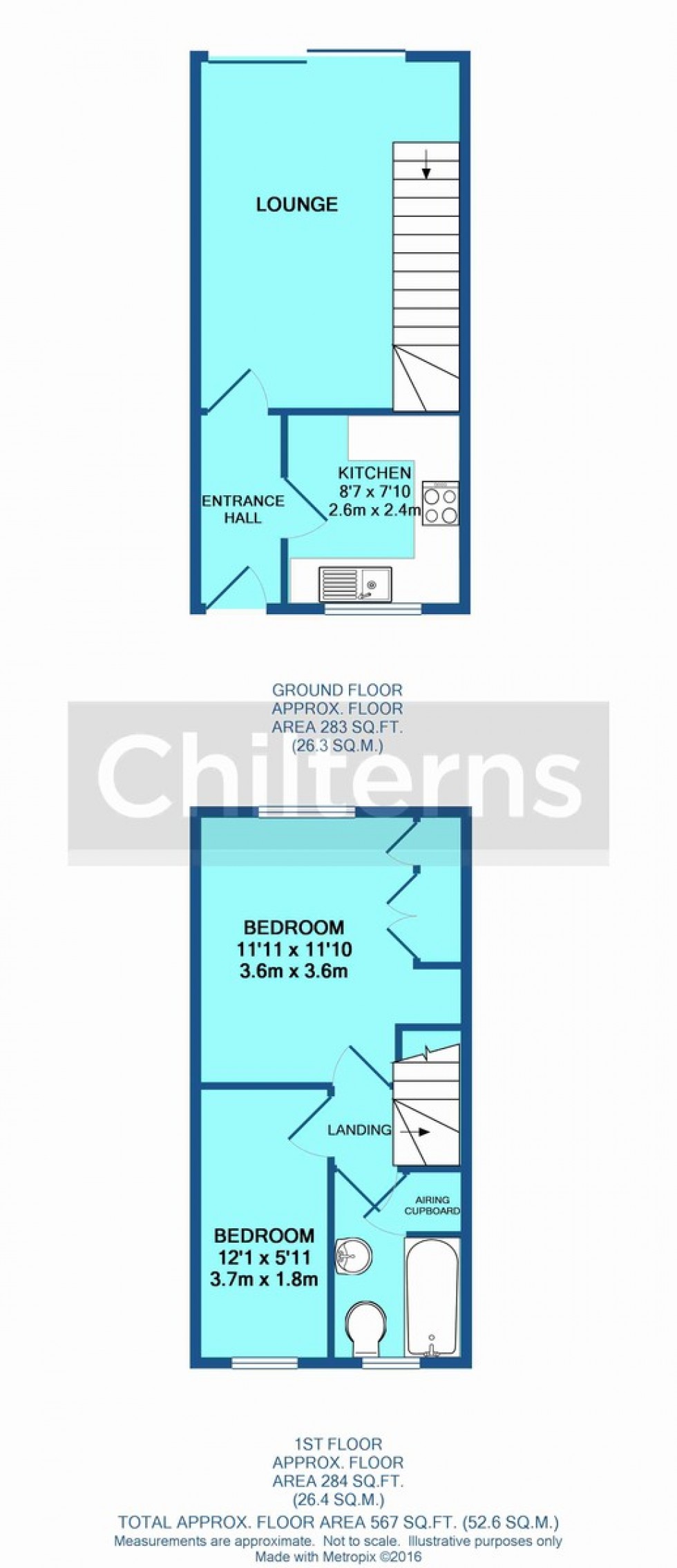 Floorplan for Yarrow Close, Thetford