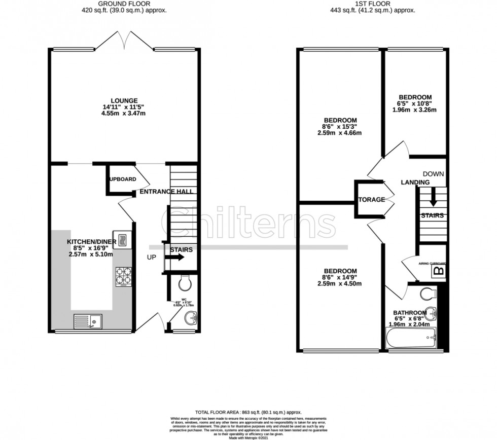 Floorplan for Ely Way, Thetford