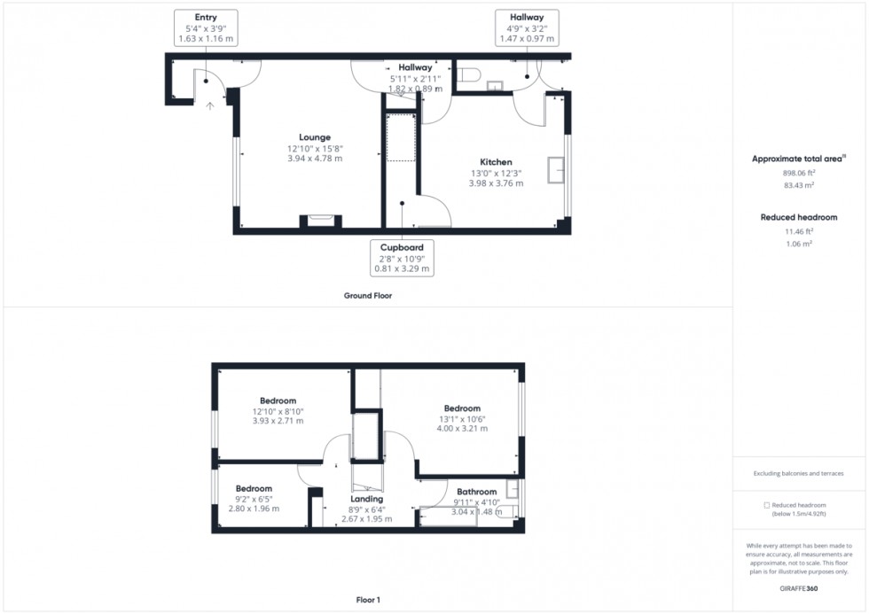 Floorplan for Florence Barclay Close, Thetford
