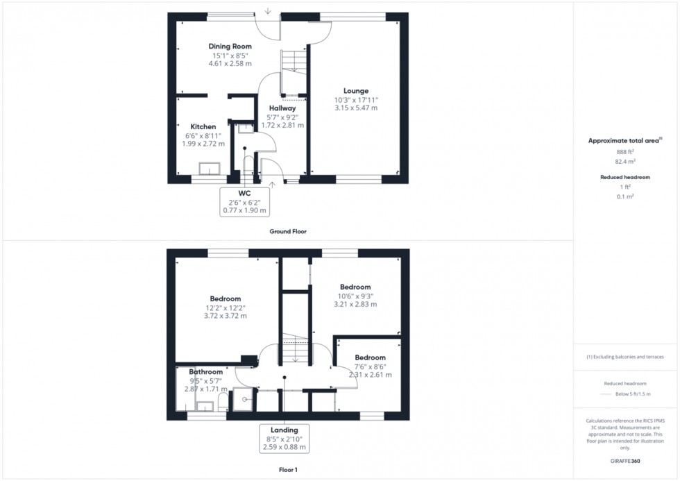 Floorplan for St. Martins Way, Thetford