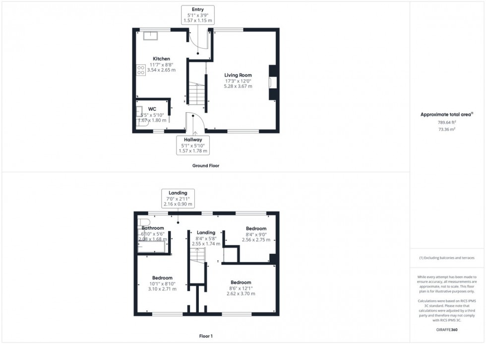 Floorplan for Pearces Close, Hockwold