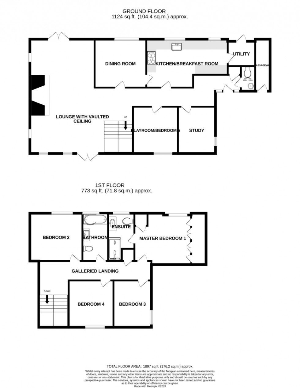 Floorplan for Gibbet Lane, Wereham, Norfolk