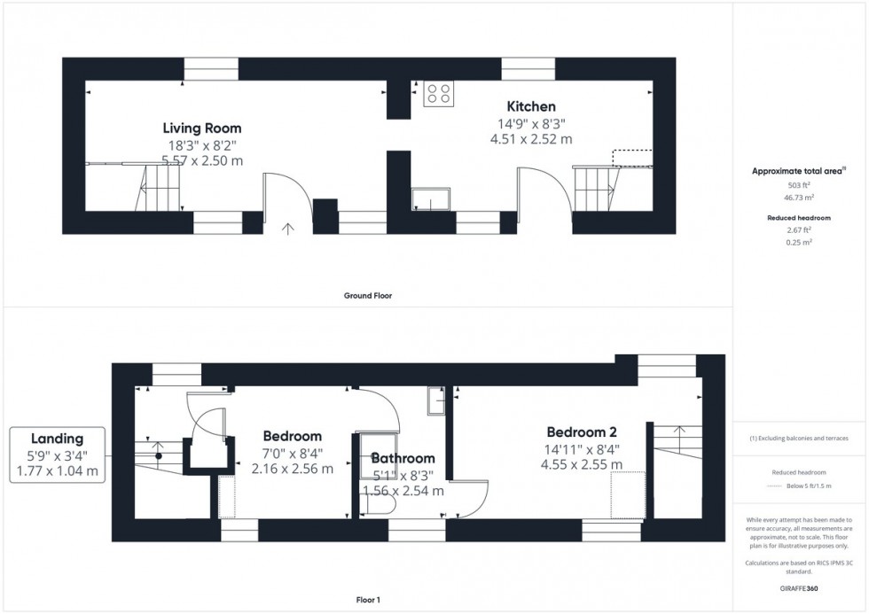 Floorplan for Old Methwold Road, Whittington