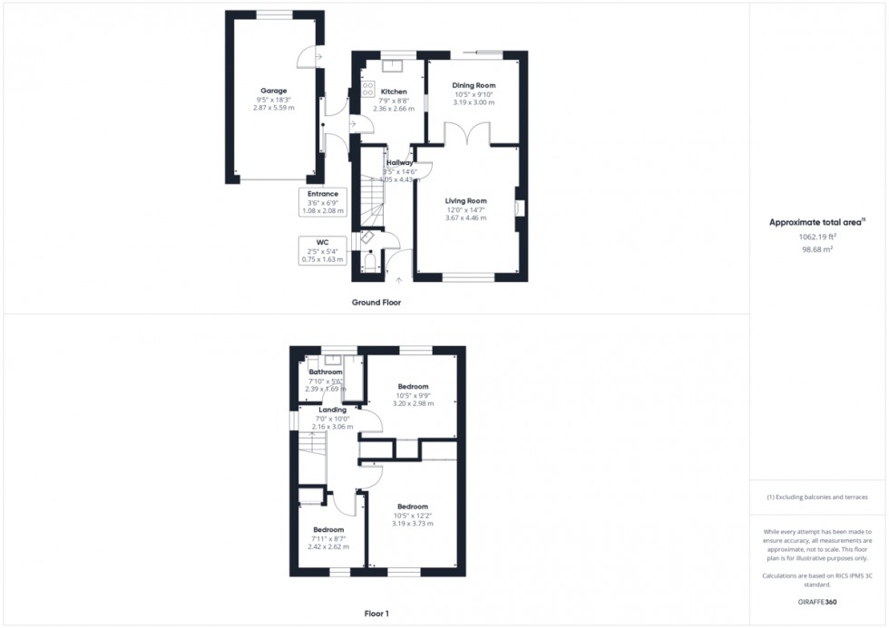 Floorplan for Nunnery Drive, Thetford