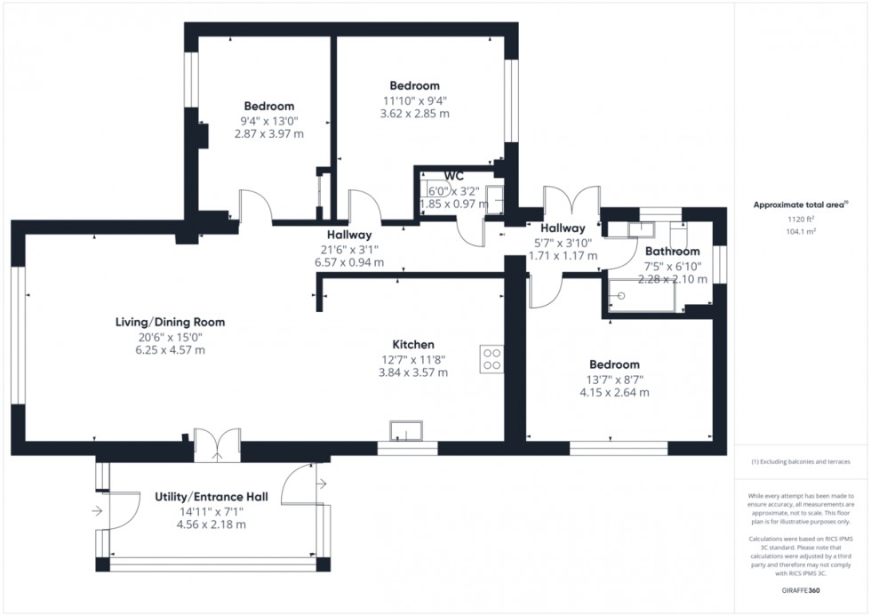 Floorplan for Lime Kiln Lane, Feltwell