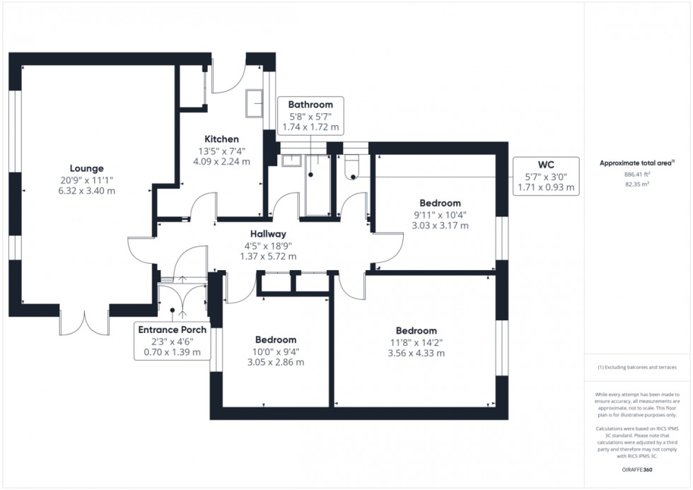 Floorplan for Highlands, Thetford