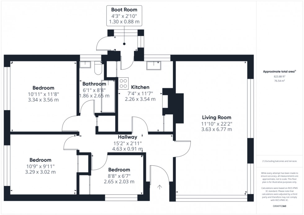 Floorplan for Priory Park, Thetford