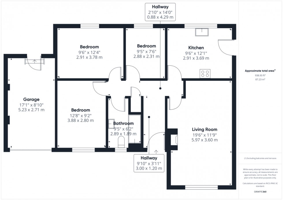 Floorplan for Bracken Rise, Mundford