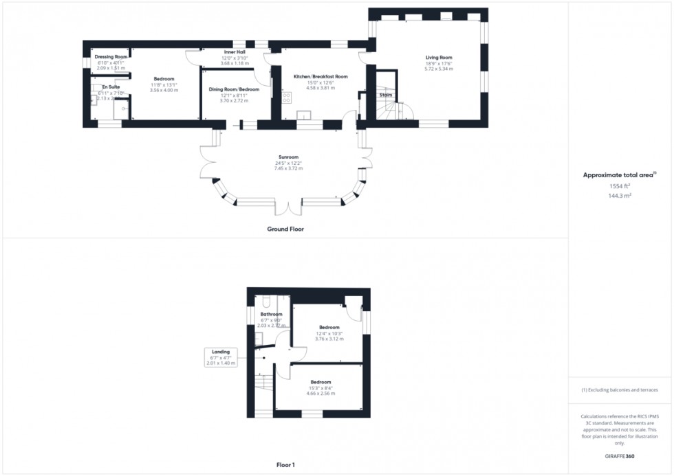 Floorplan for Keepers Corner, Wretham