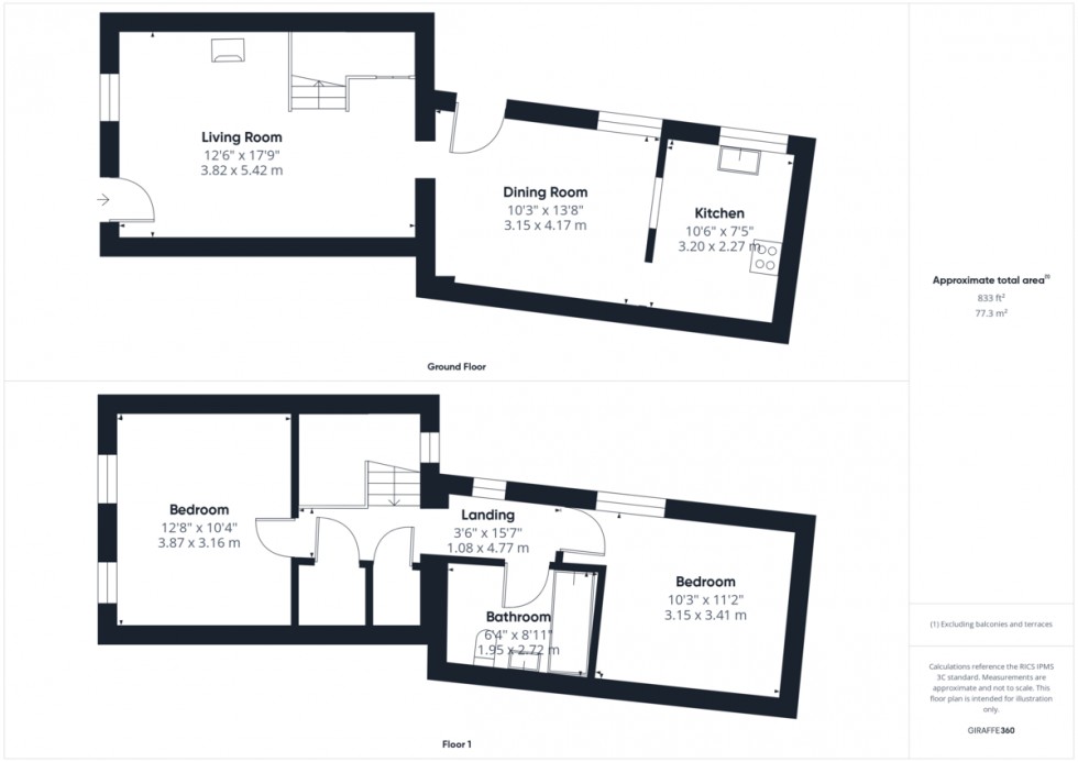 Floorplan for St. Giles Lane, Thetford