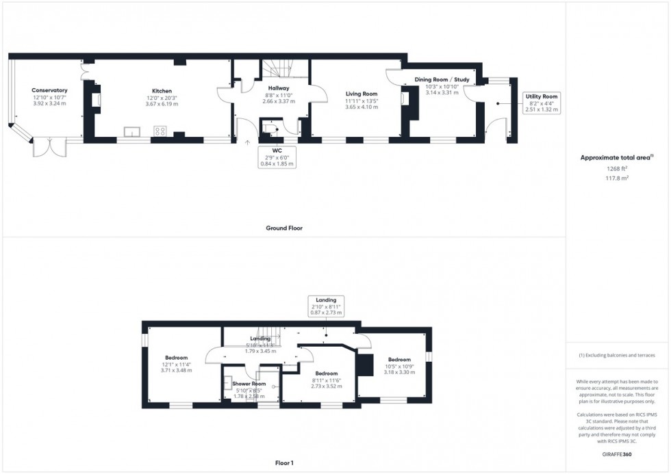 Floorplan for West End, Northwold