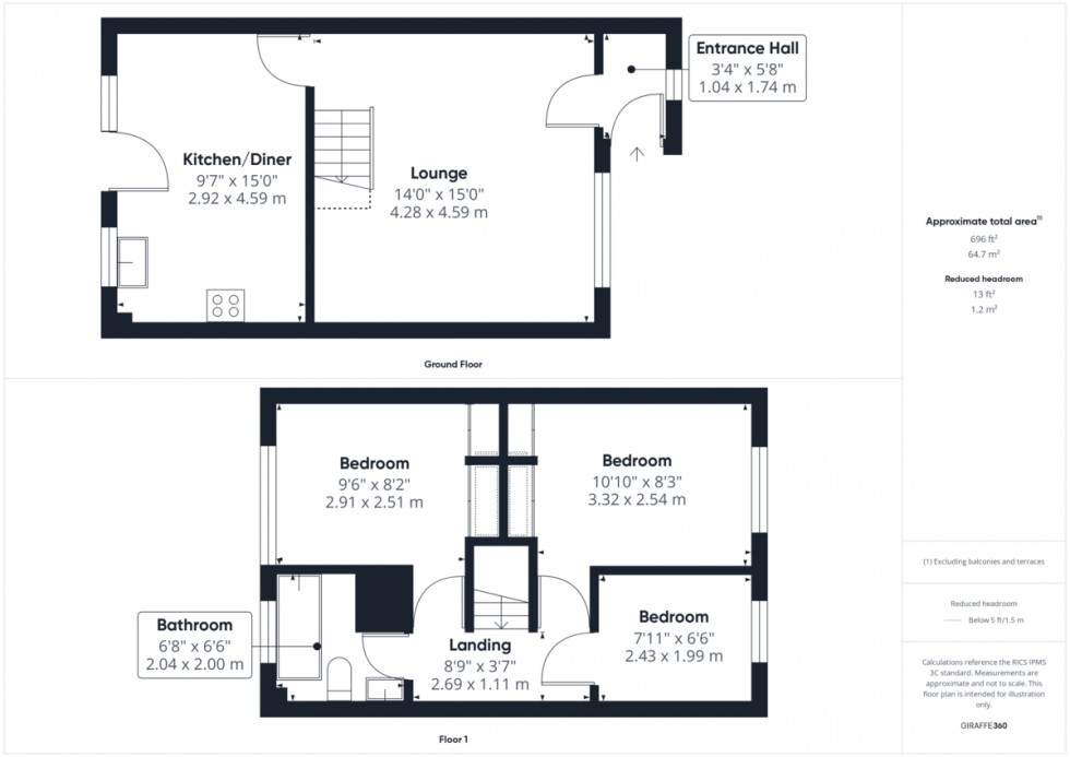 Floorplan for Sundew Close, Thetford