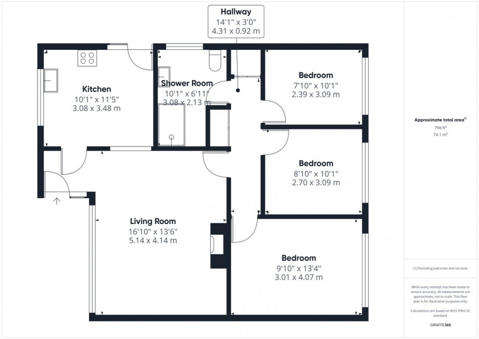 Floorplan for Pashford Close, Lakenheath