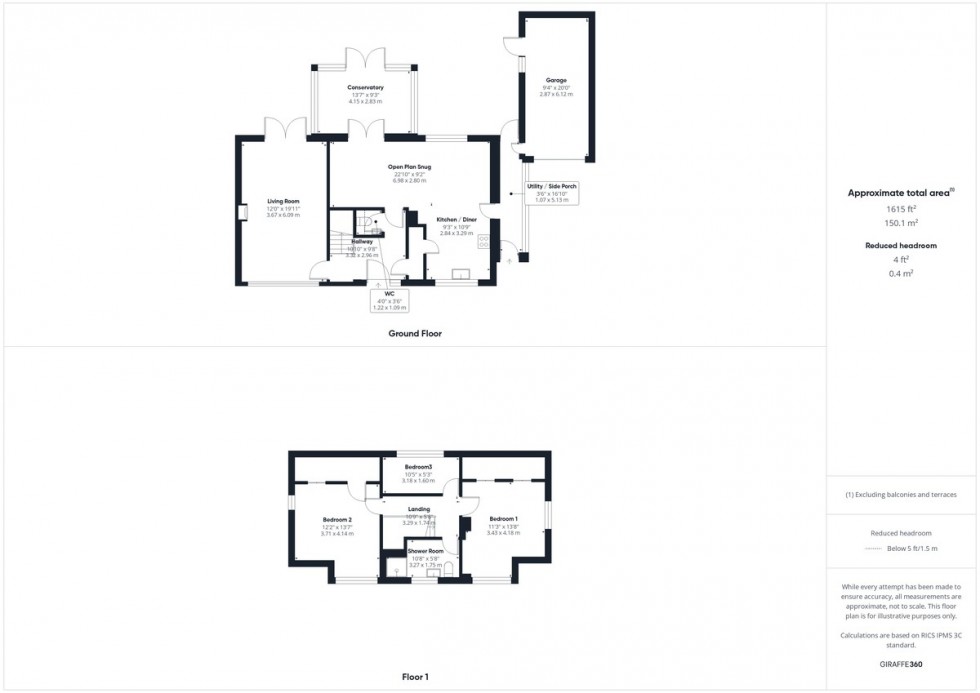 Floorplan for Short Lane, Feltwell