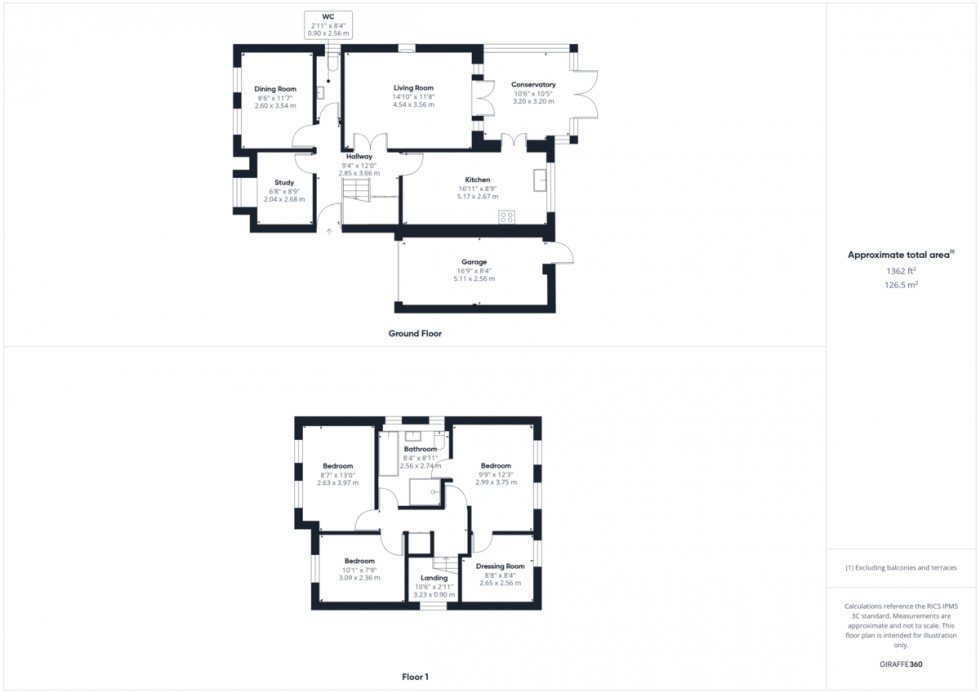 Floorplan for Goshawk Way, Thetford