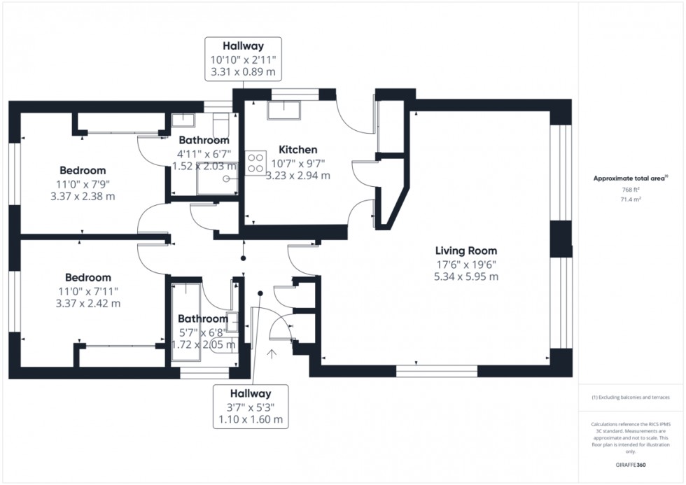 Floorplan for Rymer Court, Barnham