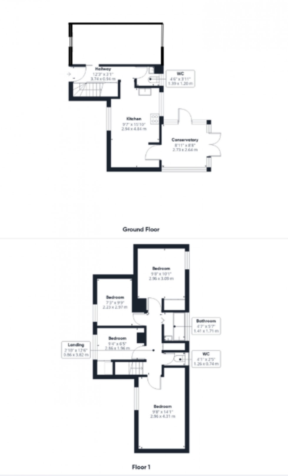 Floorplan for St Johns Way, Thetford