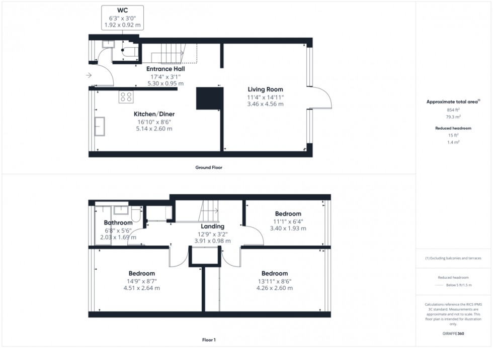 Floorplan for Gloucester Way, Thetford