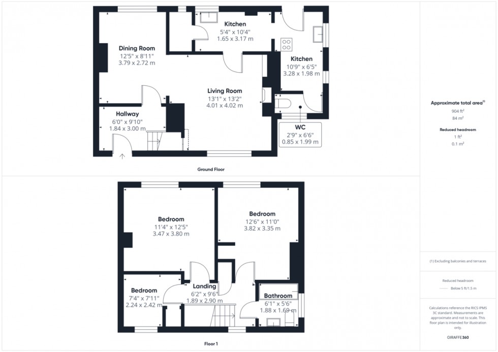 Floorplan for Nelson Crescent, Thetford