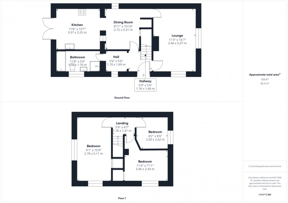 Floorplan for West Road, Watton